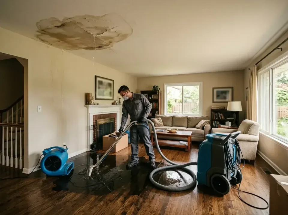 attic-pipe-burst-ceiling-drip-008 — frequently asked questions, Water Damage Restoration & Carpet Care in Smyrna, TN